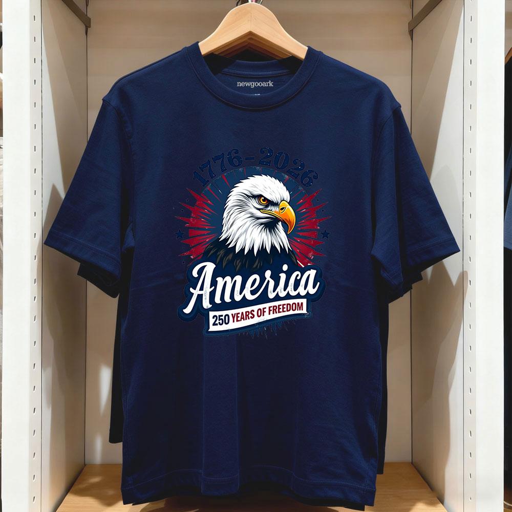 

America 250th Anniversary Epic US Flag Freedom Classic t shirt Women Unisex Casual cotton graphic t shirts Creative streetwear 4XL