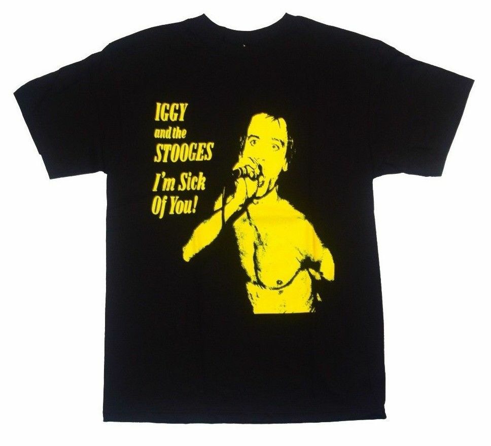 Officially Licensed The Stooges Iggy Pop T Shirt Unisex T-Shirt XXXL