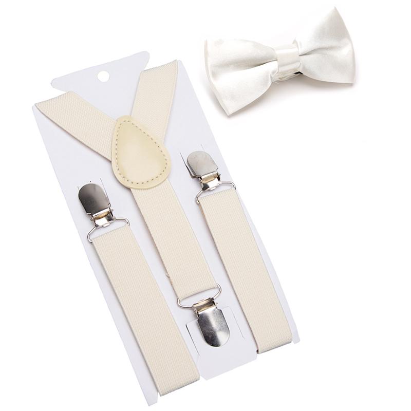 Suspenders Bowtie Set Kids Boy Girl Childrens Christmas Gift Designer Adjustable Y-Back Braces Wedding Clothing Accessories