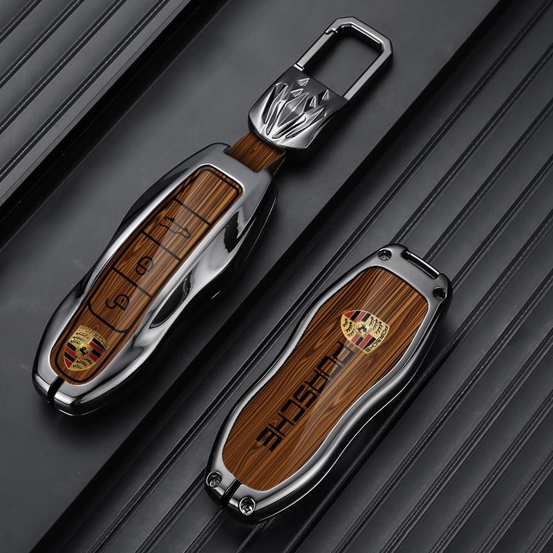Intelligente Autoschlüsselhülle Schale Für Porsche Panamera Spyder Carrera Macan Cayman Cayenne 911 970 981 991 Keyless Auto Zubehör