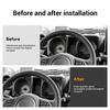 Real Soft Carbon Fiber Sticker For Suzuki Jimny JB74 JB64      2024 2025 LHD RHD Car Speedometer Frame Trim
