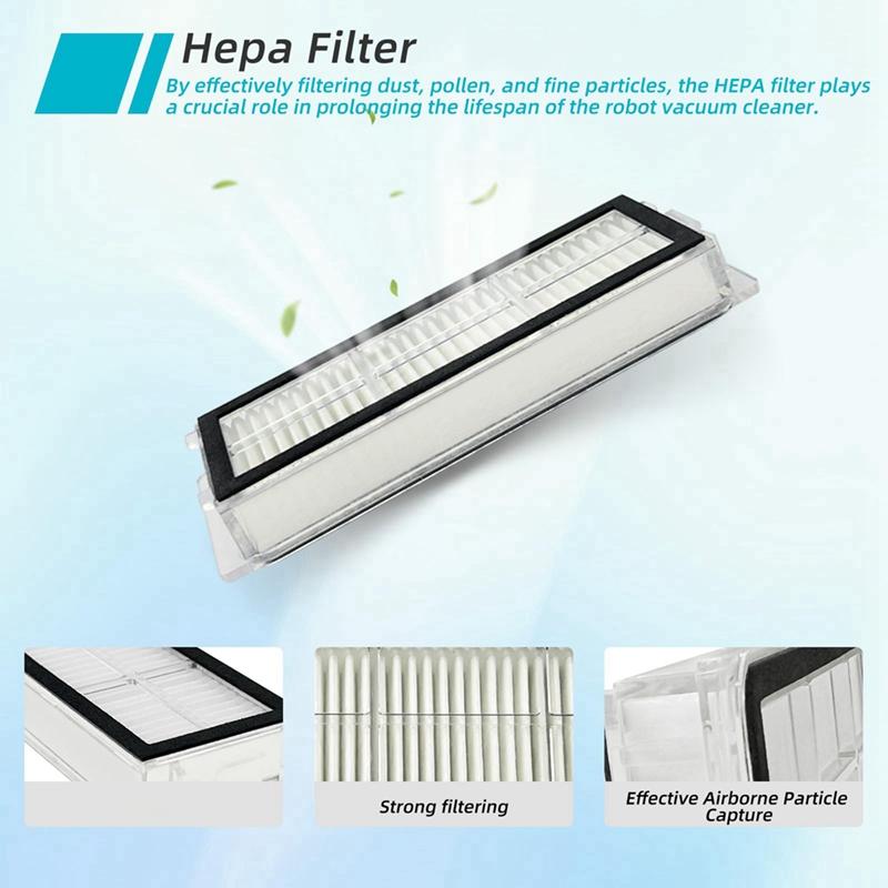 Robot Vacuum Cleaner Replacement Kit For Dreame L20 Ultra / L30 Ultra: Brushes, Filters, Mop Pads, Etc.