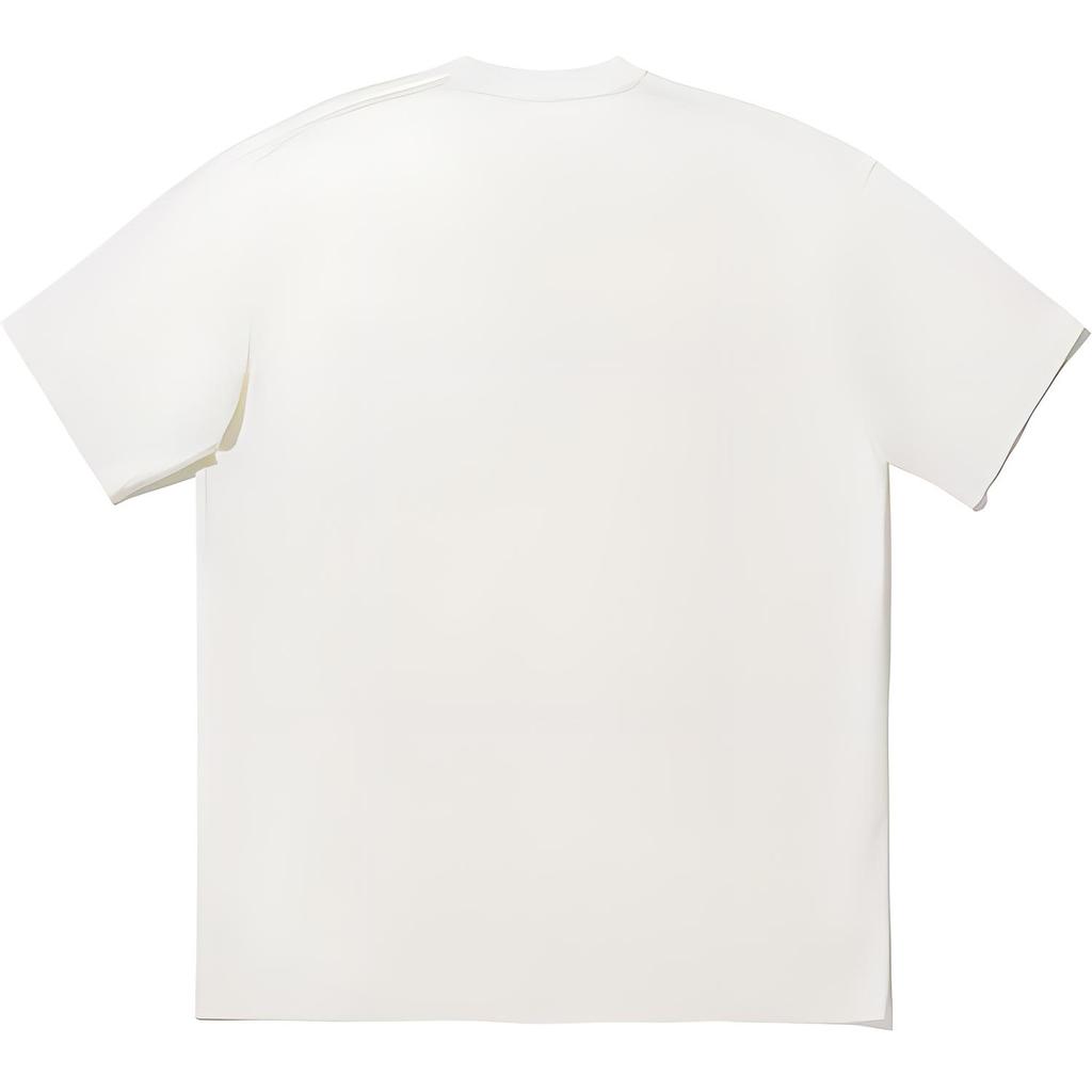 Li Ning X Billionaire Boys Club Collaboration Skateboard Series Loose Fit Crew Neck Short Sleeve T-Shirt Men T-Shirt Off-White AHSUC09-1