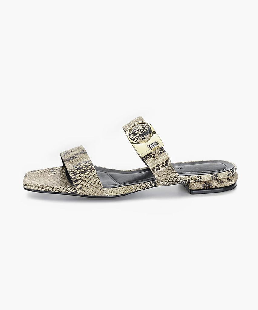 Recur Ecur Anello Signature Strap Sandals Ivory 1236