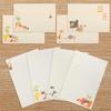36 Pcs Cat Writing Paper and Envelopes Set, Warm Cute Cat Themed Stationary Set Kitten Design for Invitations Gift Decorations Holiday Party, 24