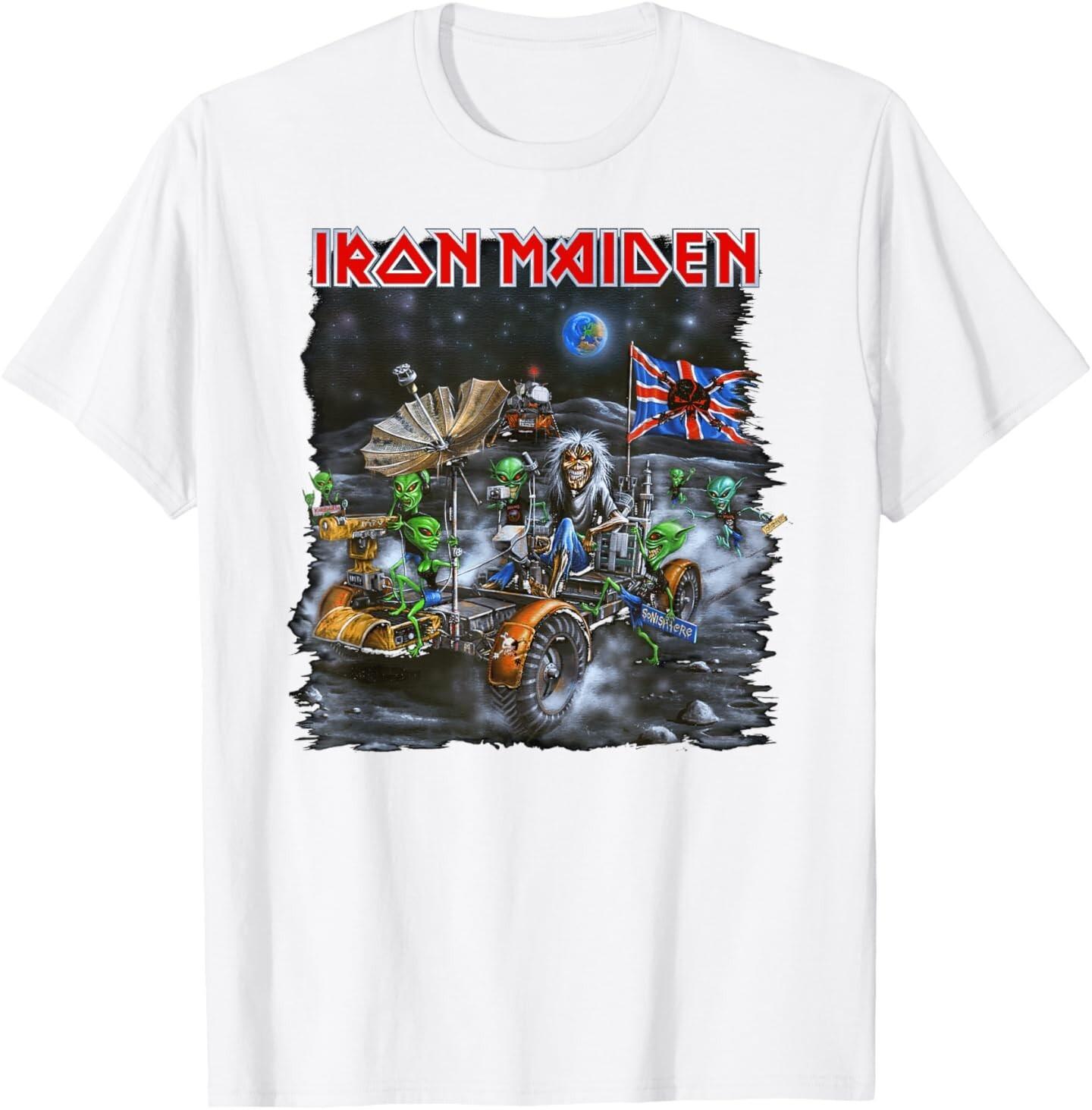 Iron Maiden - Графическая футболка Knebworth Moonbuggy L