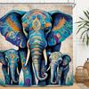 Donkey Funny Farmhouse Rustic Shower Curtain Set Sweet Cheeks Country Rural Animal Western Polyester Waterproof Cloth