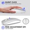 Wireless Mouse Computer Bluetooth Mouse Silent Mause Rechargeable Ergonomic Mouse 2.4Ghz USB Optical Mice For Macbook Laptop PC Computer