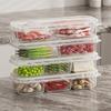 1/3/6Pcs Food Fruit Storage Box Multiple Compartments BPA Free Transparent Design Portable Refrigerator Freezer Organizer