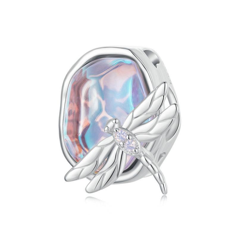 

BAMOER Dragonfly/Butterfly/Flower/Bird Charm 925 Silver Charm Beads Fit Bracelet DIY Jewelry Accessories for Women