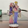 Naruto Acrylic Ornament Haruno Sakura Sasuke Anime Action Figure Car Desktop Decoration Model Toy Cute Birthday Gifts for Lovers
