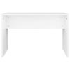 Toilet Stool - White - 70x35x45 Cm - Engineered Wood - Contemporary Design - 110 Kg Max