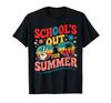 School's Out For Summer Teachers Last Day Of School Retro T-Shirt