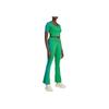 Adidas Originals Slim Fit Flared Casual Pants Women Bottoms Green JG8046