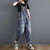 Women's Fashion Loose Denim Jumpsuit