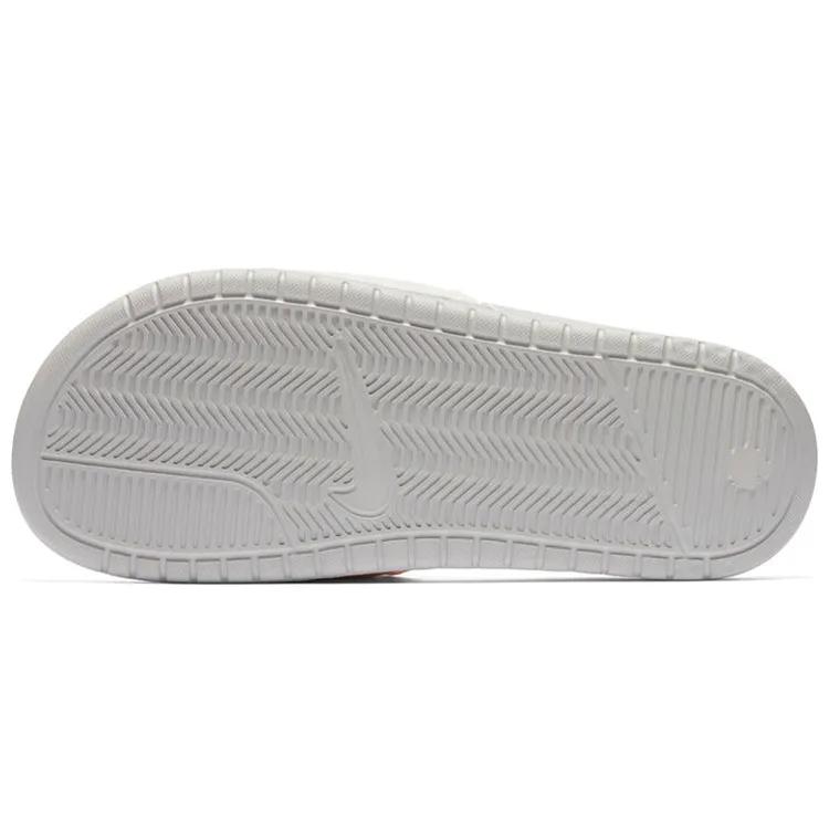 Nike Womens Benassi JDI 'Light Bone' (women's sizes) Light Bone / Light Bone / Sail Slide Slippers 343881 005