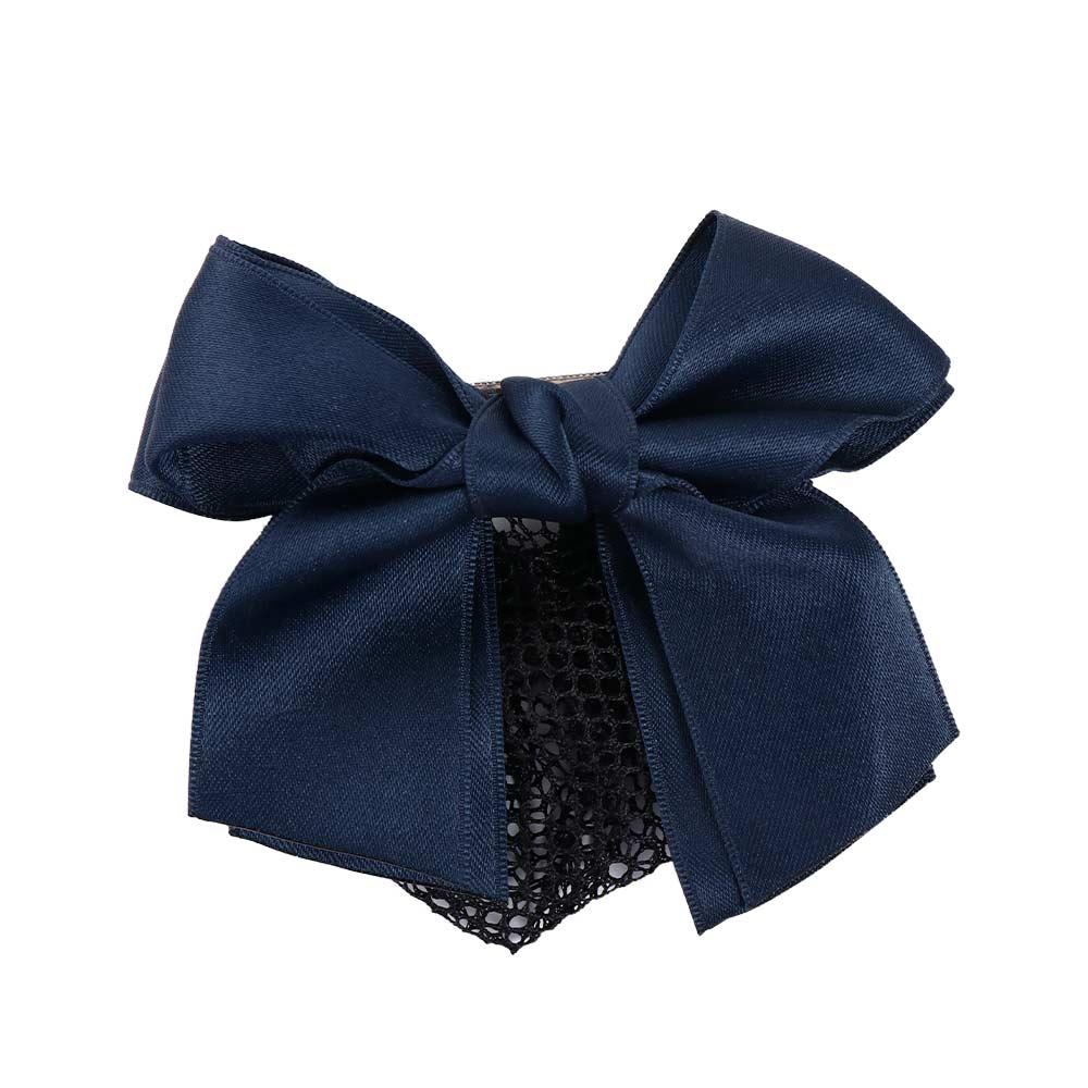 Hair Clip Elegant Hotel Female Nurse Bowknot Hairgrips Cover Net Ponytail Clip Women Spring Clip Korean Bun Snood