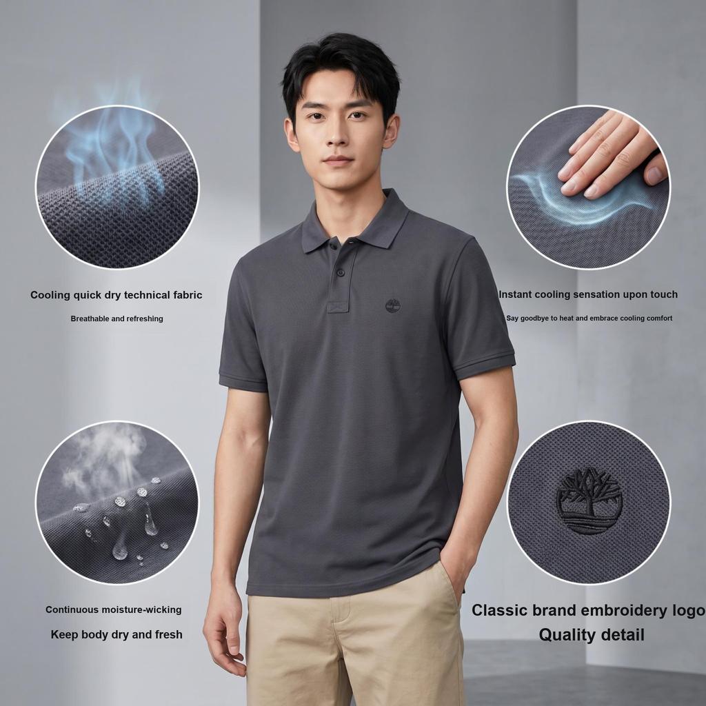 Timberland Casual Commuting Polo Shirt Men tops A6943-W08