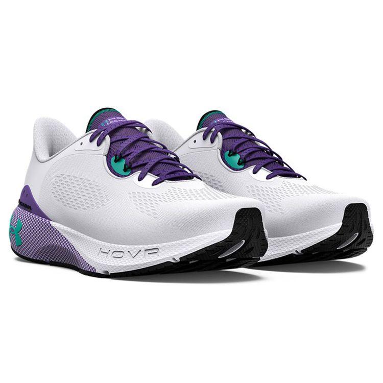 Under Armour HOVR Machina 3 CN Fashion Comfortable Sports Fabric Low-Top Running Shoes Men Sneaker White Purple 3025650-103