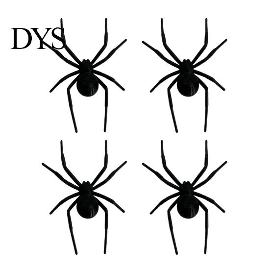 Office Cabinet Spider Decor 1/4/8Pcs 3D Refrigerator Magnet for Halloween, Scary Fake Magnetic Decoration, Halloween Prank Props, Party Favors Toy