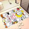 Miffy Print Rug, Washable Floor Carpet, For Entryway Dorm Laundry Room Office Study, Home Decor Birthday Christmas Gift