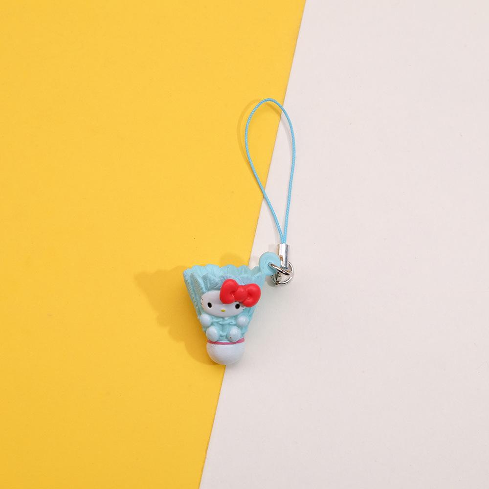 

Cute Cartoon Sports Phone Charm - Small Boxing & Tennis Glove Design OPP Bag