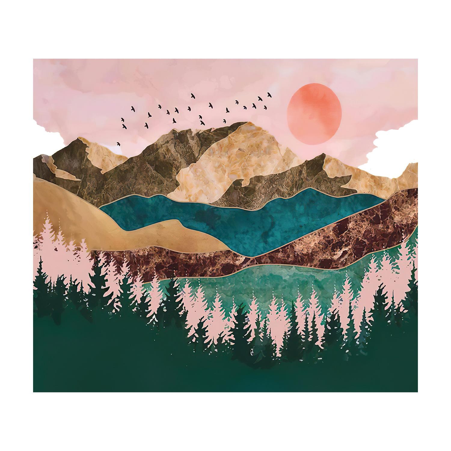 Customized 100% Polyester Tapestry Woven Custom Wall Tapestry Digital Heat Transfer Printing Floor Tapestry