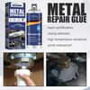 Soluzione Riparazione Metallo Adesivo Riparazione Colla Riparazione Metallo Paste Riparazione Metallo 50/100ml Ripristina Rinforza il Tuo Oggetto Metallico