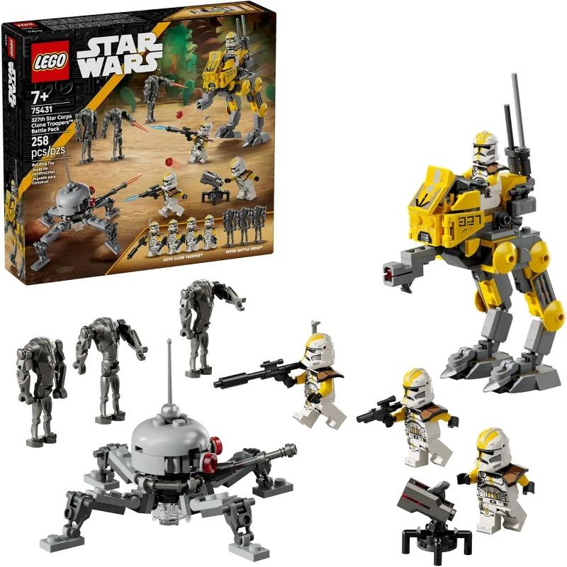LEGO 75431 Star Wars 327th Star Corps Clone Soldier Battle Pack Building Blocks Toy Collection Model Kit Children s Day Gift