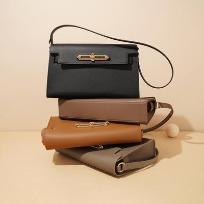 Cowhide Women's New Niche High-end Texture Versatile Portable Fashion Shoulder Crossbody Armpit Bag