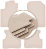 PREMIUM Beige Floor Mats For: Honda CR-V III SUV 2006-2011