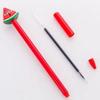 2Pcs Stationery Cartoon Fruit Neutral Pen Office Study 0.5mm Black Signature Pen Student Stationery Office Accessories Cute Pen