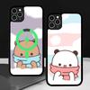 BUBU DUDU Cartoon Magnetic Matte Phone Case For IPhone 16 17 15 14 13 12 11 For Magsafe Wireless Charge Cover