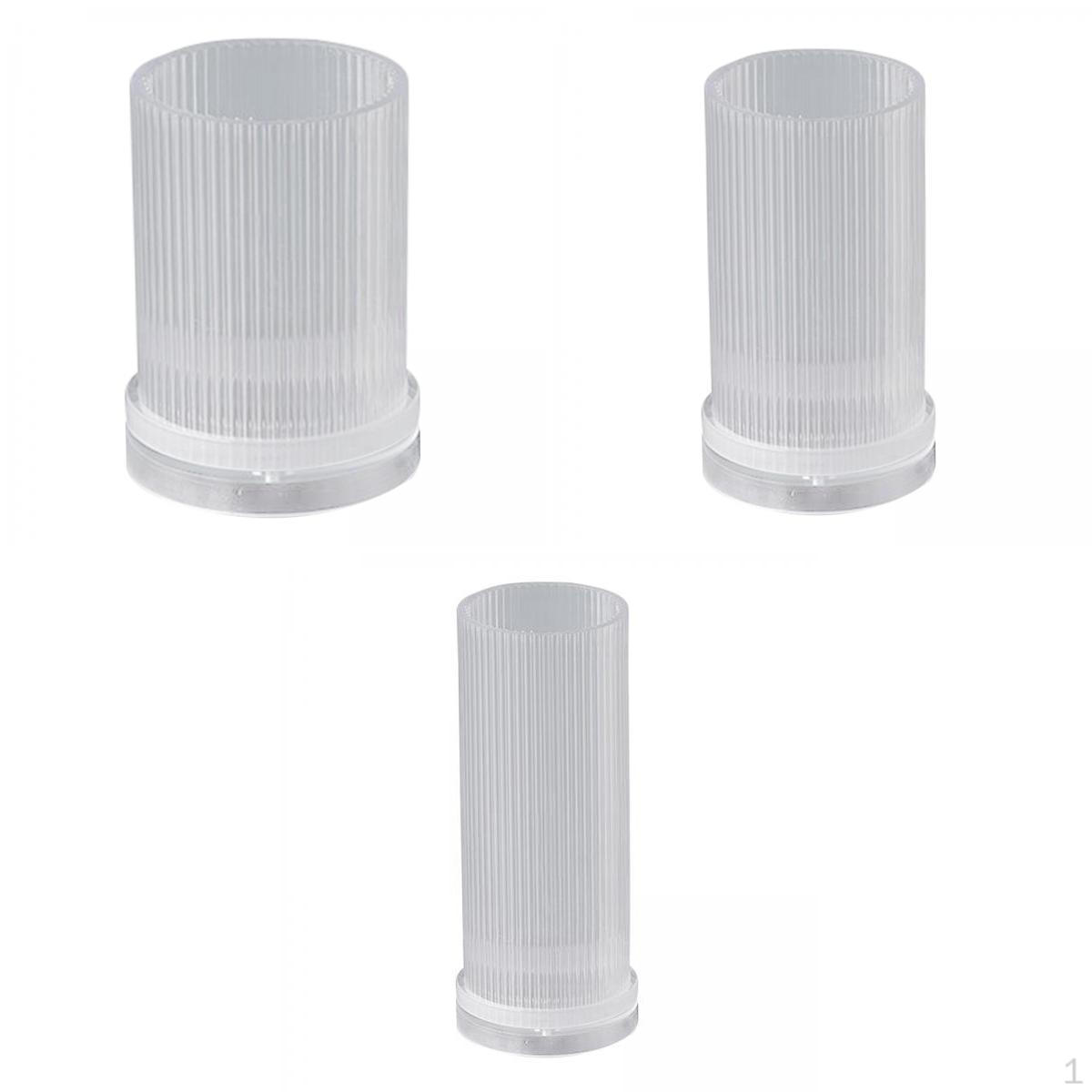 

3 шт. Свеча Акриловый Круглый Цилиндр Ребро Мыловарение Сделай сам