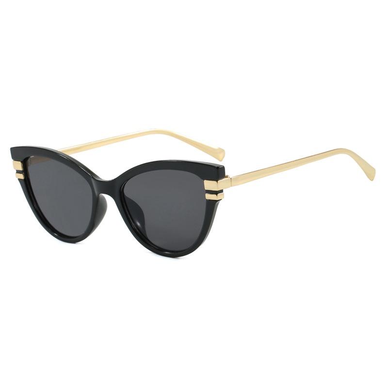 Ins New Luxury Cat Eye Gradient Women Sunglasses  Personality Color Matching Frame Design High Quality Men Uv400