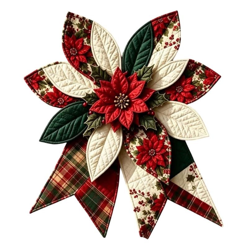 Patchwork Fabric Display Craft Set, DIY Sewing Project for Door Hangers, Wall Panels, and Seasonal Party Styling