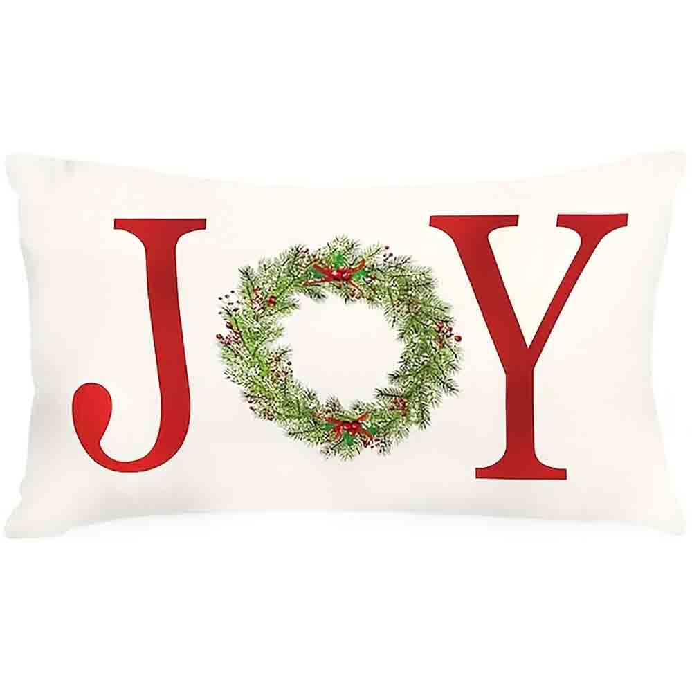 1pc Christmas Holiday Themed Pillowcase Home New Year Decoration Christmas Living Room Double-sided Printed Sofa Pillowcase