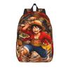 Plain Green Cute Zoro One Piece Backpack  Streetwear Backpacks Female Cycling Lightweight High School Bags High Quality Rucksack