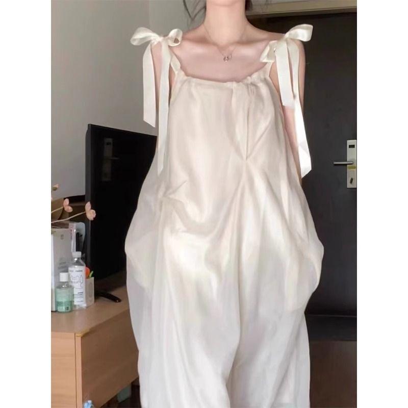 Pure wind straps premium white suspender dress women's summer Mori seaside beach vacation wind skirt