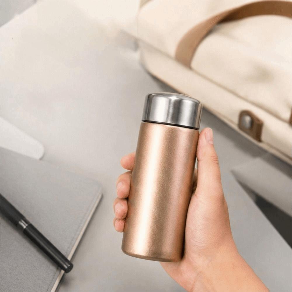 Lightweight Mini Thermoses Cups 304 Stainless Steel Thermal Bottle Pocket Insulated Cup Camping