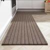 Rollo de Alfombra de Rayas Anchas de Siete Rayas DIY 50cmx250cm Alfombra de Pared a Pared Felpudo de Entrada Alfombra de Pasillo Felpudo de Suelo