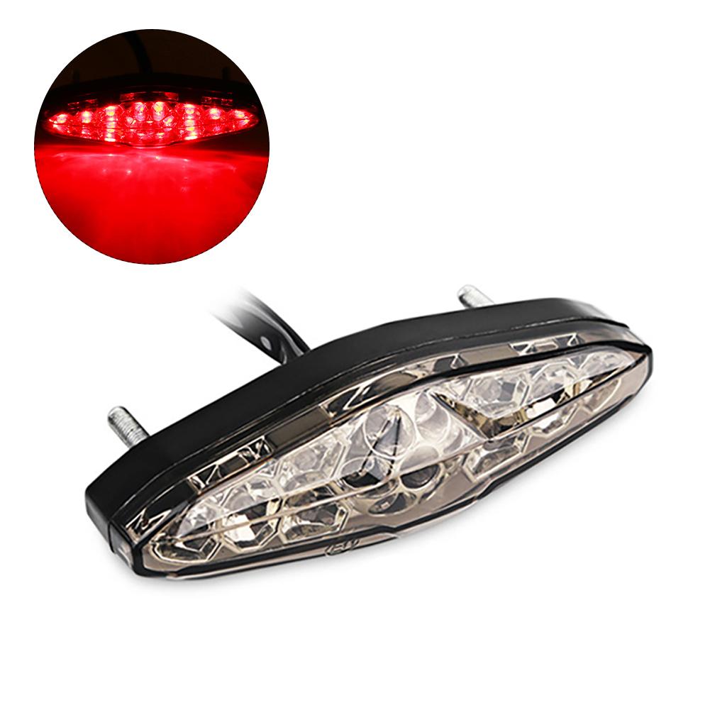 LED Motorcycle Taillight Brake Light 12V Retro Rear Light Running Light for Suzuki ATV LTZ King Quad Runner DR DRZ 650 400 LT