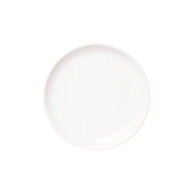

Melamine White Round Plates 6 inch Shallow Round, 5-pack