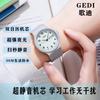 Simple Calendar Student Women'S Watch Candy Color Round Silicone Watch Women'S Waterproof Quartz Watch