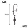 Fishing Snap Swivels Duo Lock Ball Bearing Swivel Snap Stainless Steel Fishing Accessories Fast Snap Clip Fishing Lure Connector