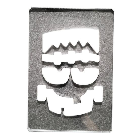 Halloween Pumpkin Face Stencils Decorative Painting Stencils Reusable Acrylic Drawing Template for DIY Pumpkin Carving Wood Wall Art Decor