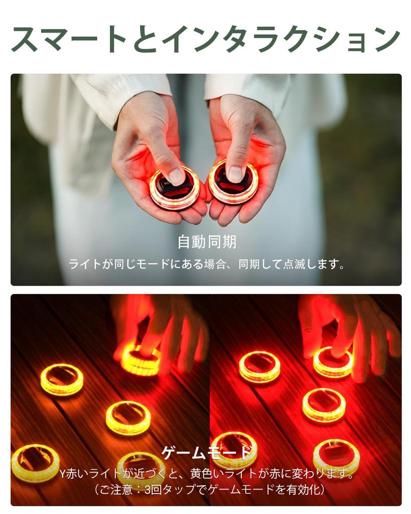 BlinkO Indumento di Sicurezza per la Corsa Wearable Sicurezza Esterna LED Magnetico 5 Illuminazioni Rosso Giallo Giorno Notte per Cane Animale Domestico Notturno e Arrampicata su Montagna Luce, Torcia Elettrica,