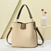 Large Capacity Bucket Bag With Strap Interior Zipper Pocket Organized Compartment Storage Crossbody Shoulder Bag