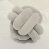 Hand Knotted By Pillow Sofa Back Cushion Solid Colors Ball Soft Knot Concise