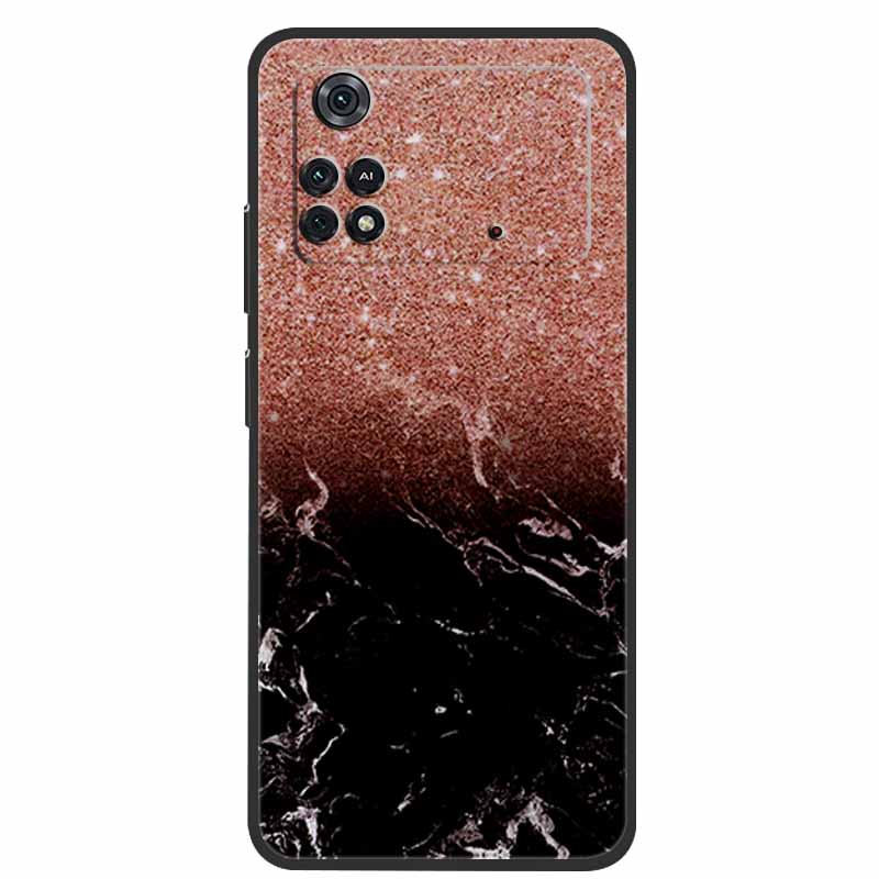 For Poco X4 Pro 5G Case Poco M4 Pro 2022 Marble Silicone TPU Back Cover for Xiaomi Poco M4 Pro 4G Phone Case Poco X4 Pro 5G Capa